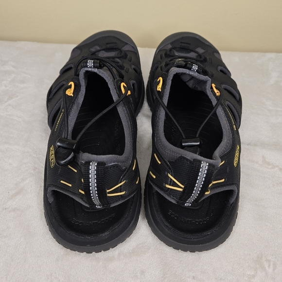 Keen Solr Water Shoe Sandal Men's Size 12 Black/Gold - Picture 4 of 9